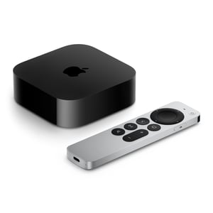 Apple TV 4K Black, Silver 4K Ultra HD 128 GB Wi-Fi Wired LAN