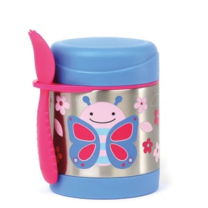 Skip Hop SH252381 pojemnik do przechowywania żywności Okrągły Słoik 0,325 l Niebieski, Różowy, Stal nierdzewna
