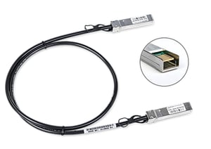 LANCOM SFP-DD-DAC50-1m InfiniBand-/Glasfaserkabel, schwarz, Stahl