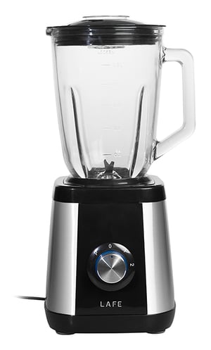 Lafe LAFBLE46185 blender Blender stołowy 600 W Czarny, Stal nierdzewna, Przezroczysty