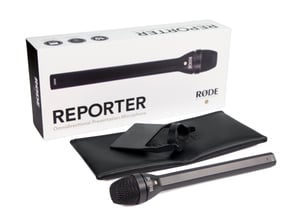 RØDE Reporter Czarny Mikrofon do wywiadów