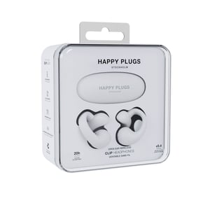 Happy Plugs Clip langattomat kuulokkeet, valkoinen