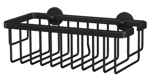TESA MOON BLACK Aluminium För väggmontering Duschkorg