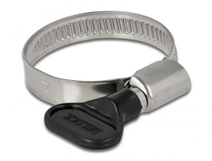 DeLOCK Pipe Clamp, Butterfly Type, 25–40 mm, 10 pcs.