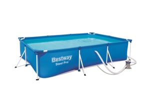 Bestway Steel Pro 56411 basen zewnętrzny naziemny Basen ramowy W kształcie prostokąta 3300 l Niebieski