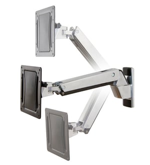 Ergotron Interactive Arm, HD 139,7 cm (55") Ściana Aluminium