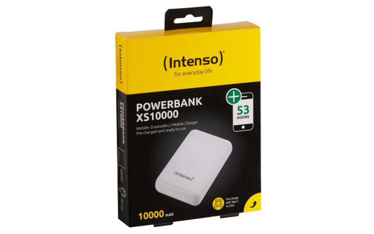 фото Зовнішній акумулятор (павербанк) Intenso XS10000 10000mAh White (7313532, PB930395)