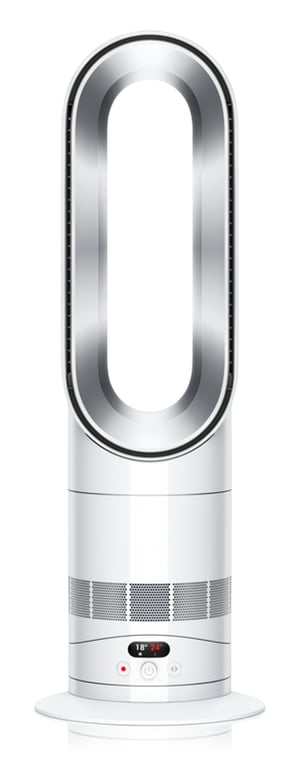 Dyson Hot+Cool HF1 Indoor Silver, White Bladlös hushållsfläkt