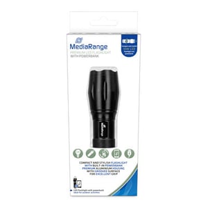 MediaRange MR735 ficklampa Svart LED-ficklampa