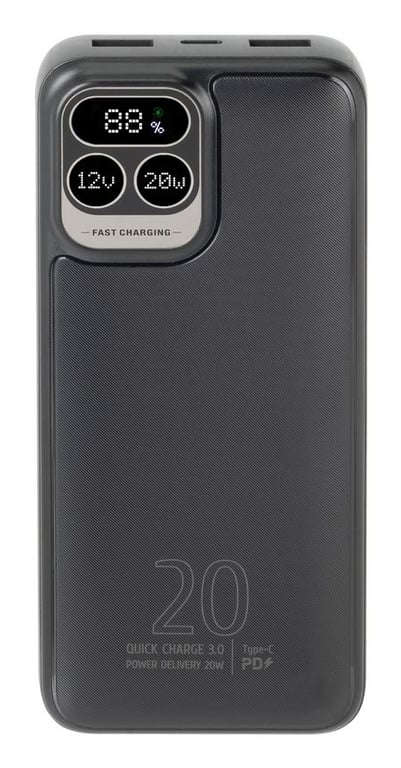 фото Зовнішній акумулятор (павербанк) Rivacase Rivapower VA2521 20000mAh Grey