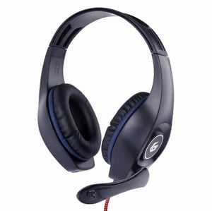 Gembird GHS-05-B hörlurar/headset, trådbundet, huvudband, gaming, svart, blått