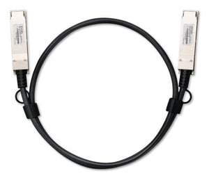 Zyxel DAC100G-1M-ZZ0101F InfiniBand-/Glasfaserkabel QSFP28 DAC Schwarz