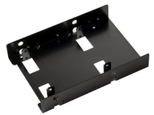 Silverstone SST-SDP08B 8.89 cm (3.5") Drive Bay Panel, Black, Nickel
