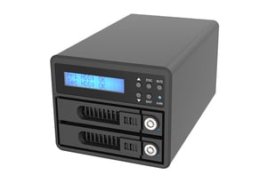 Raidon GR3680-BA31 macierz dyskowa 0 TB Desktop Czarny