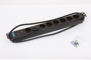 Triton RAB-PD-X06-A1 rozdzielacz zasilania PDU 8 x gniazdo sieciowe 1U Czarny