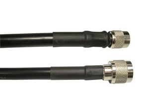 Ventev 400-02-07-P8 kabel koncentryczny 2,4 m RPTNC N-Style Czarny