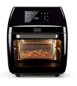 Black & Decker BXAFO1200E Single 12 L Standalone 1700 W Hot Air Fryer, Black