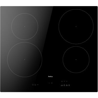Amica PIH6540PHTUN 3.0 Czarny Wbudowany 59.2 cm Płyta indukcyjna strefowa 4 stref(y)