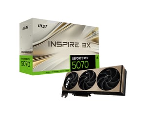 MSI GeForce RTX 5070 12G INSPIRE 3X OC NVIDIA 12 GB GDDR7
