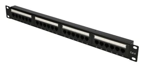 Extralink CAT6 UTP V2 Patch Panel, 24 ports