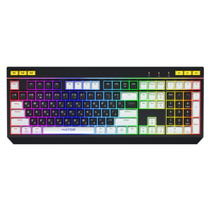 HATOR Icefall USB-gamingtangentbord QWERTY US English Svart