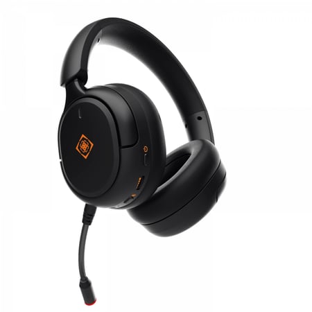 Deltaco DH330 Zestaw słuchawkowy Przewodowy i Bezprzewodowy Opaska na głowę Gaming USB Type-C Bluetooth Czarny