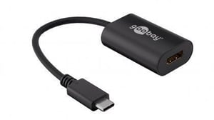 Goobay 38532 externe USB-Grafikkarte 3840 x 2160 px Schwarz
