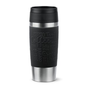 EMSA Travel Mug Classic N2020200 resemugg 360 ml Svart, Rostfritt stål Rostfritt stål