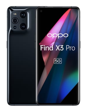 OPPO Find X3 Pro 17 cm (6.7") Dual SIM Android 11 5G USB Type-C 12 GB 256 GB 4500 mAh Czarny