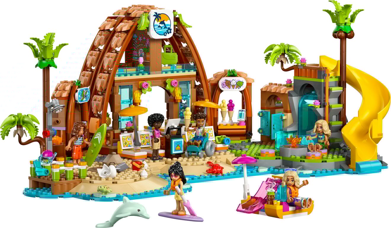 фото Блоковий конструктор LEGO Friends Пляжний курорт для сімейного відпочинку (42673)