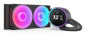 NZXT Kraken Elite 240 RGB Procesor Chłodnica cieczy all-in-one 12 cm Czarny 1 szt.