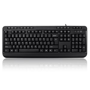 Adesso AKB-132HB klawiatura Uniwersalne USB QWERTY US English Czarny