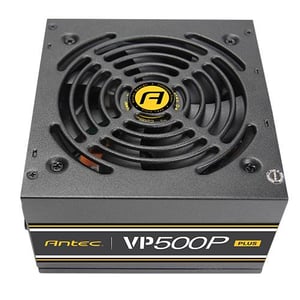 Antec VP500P Plus EC 500 W Power Supply Module, 20+4-pin ATX, Black