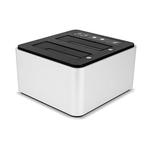 OWC OWCTCDRVDCK USB 3.2 Gen 2 (3.1 Gen 2) Type-C Hard Drive Docking Station, Black, Silver