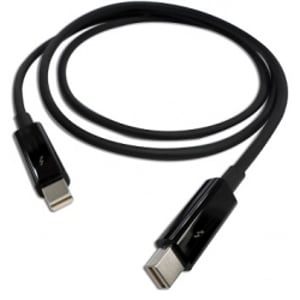 QNAP CAB-TBT20M kabel Thunderbolt 1 m Czarny