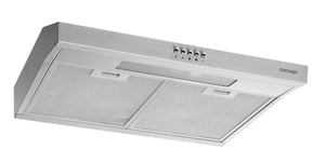 Concept OPP1260SS Dunstabzugshaube, Einbau, Edelstahl 136 m³/h
