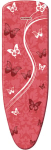 Leifheit 71615 Ironing Board Cover Padded Ironing Board Top Cover Red