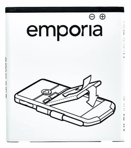 Emporia AK-S3-BC Ersatzteil für Mobiltelefon Akku Schwarz, Weiß