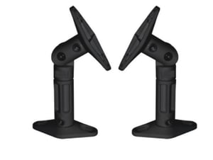 Maclean MC-528 Lautsprecherhalterung Tisch Kunststoff Schwarz