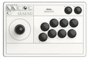8Bitdo Arcade Stick Czarny, Biały RF/USB Joystick Analogowa/Cyfrowa PC, Xbox One, Xbox One S, Xbox One X, Xbox Series S, Xbox Series X