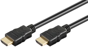 Goobay 61149 kabel HDMI 0,5 m HDMI Typu A (Standard) Czarny