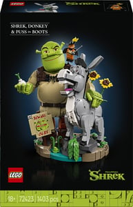 LEGO Shrek, Donkey, and Puss in Boots