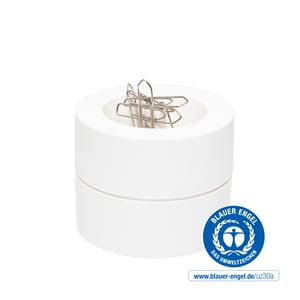 MAUL Clip Dispenser. White spinacz Plastik