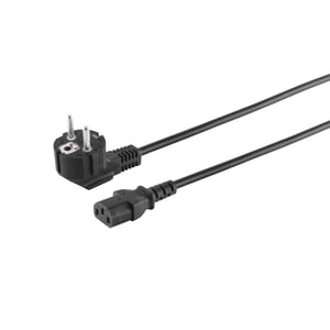 S/CONN maximum connectivity 60006-3 kabel zasilające Czarny 3 m Wtyczka zasilająca typu F C13 panel