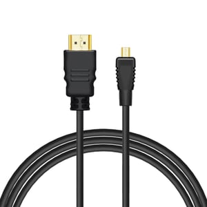 Savio CL-39 HDMI Cable, 1 m, HDMI Type A (Standard), HDMI Type D (Micro), Black