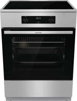 Gorenje GEIT6C60XPG Kuchenka wolnostojąca Prąd elektryczny Płyta indukcyjna strefowa Stal nierdzewna