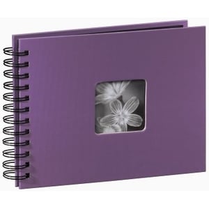 Hama "Fine Art" Spiral Album, purple, 22x17/50 photo album, purple, 10 x 15, 13 x 18