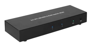 Microconnect MC-DP-KVM201K KVM-Switch, schwarz