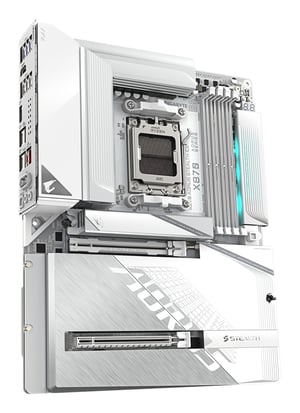 GIGABYTE X870 AORUS STEALTH ICE AMD X870 Gniazdo AM5 ATX
