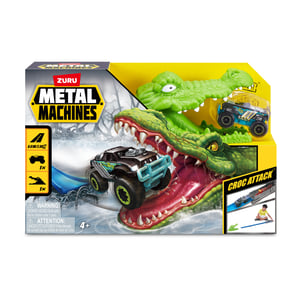 ZURU Metal Machines – Leksats Krokodilangriff Racerbana + Bil